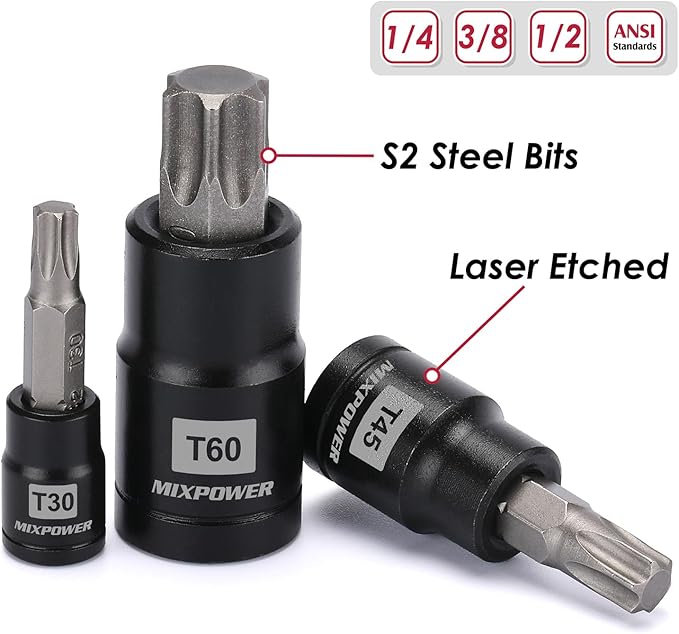 StarForce™ 25-Piece Torx & E-Torx Socket Set