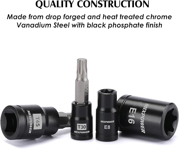 StarForce™ 25-Piece Torx & E-Torx Socket Set