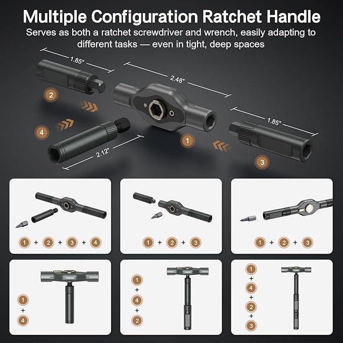 FlexDrive™ 42-in-1 Precision Ratcheting Screwdriver Set