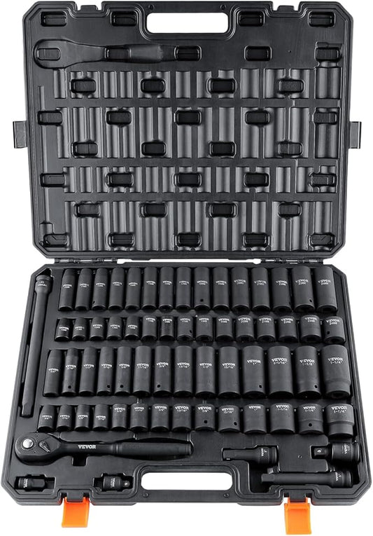 TorqueMax™ 65-Piece 1/2" Impact Socket Set