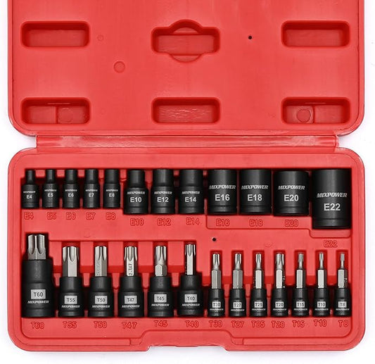 StarForce™ 25-Piece Torx & E-Torx Socket Set