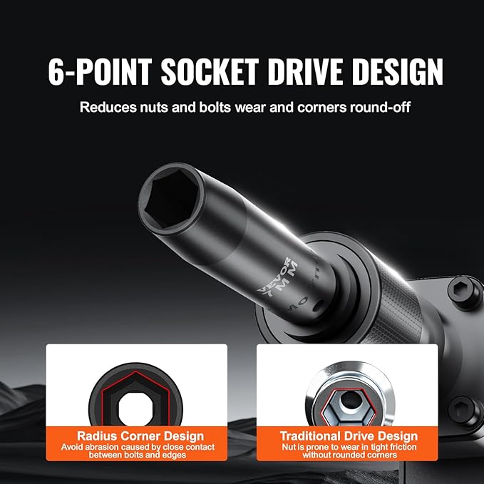 TorqueMax™ 65-Piece 1/2" Impact Socket Set