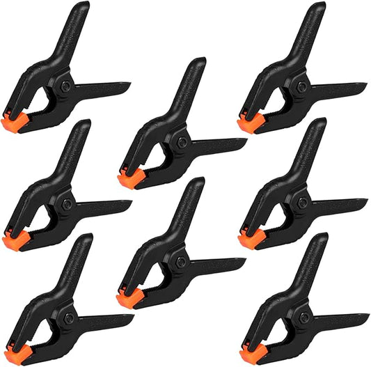 GripFlex™ 8-Piece 4.5" Nylon Spring Clamp Set